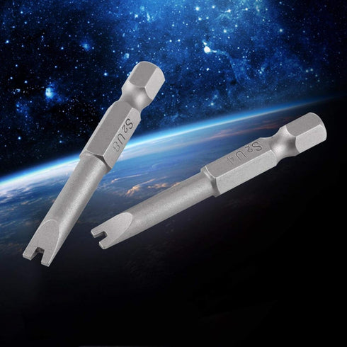 U Shaped Screwdriver Bit Set, 5 Pcs S2 Alloy Steel 50mm Length 1/4" Hex Shank U shaped Magnatic Screwdriver Bits Set U Shaped Magnetic Power Tools...