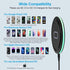 Samsung Fast Wireless Charger Pad, 2 Pack 15W Wireless Charging Pad Fast Charging Station for Samsung Galaxy S24 S23 FE S23 S22 S21 Note 20,iPhone...
