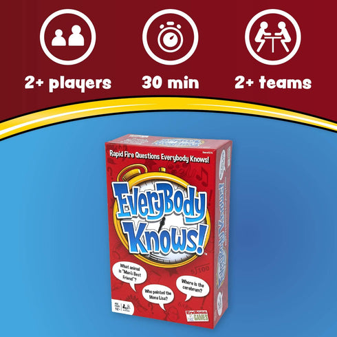 Endless Games Everybody Knows! - Trivia Card Game - 2018 Edition...