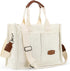 HOMIEE Tote Bag for Women Corduroy Handbags Casual Hobo Messenger Bag Retro Classic Shoulder Bag with Multi-pocket...