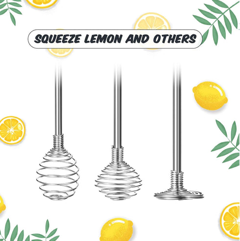 8 Pieces Coffee Stir Sticks, Stainless Steel Specialty Spoons Spherical Mixing Spoon Solid/Hollow Spring Stirring Stick for Drink/Cocktail/Coffee/...