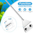 Algae Scraper for Glass Aquarium,Fish Tank Scraper with 10 Replaceable Blades,Aquarium Glass Cleaner Scraper (Silver-18.5 Inch)....