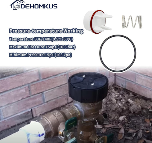 800M4 Vent Float Repair Kit Replacement for Watts 1" 800QT Backflow Valve 0887715 887715 RK 800M4-FR-V1...