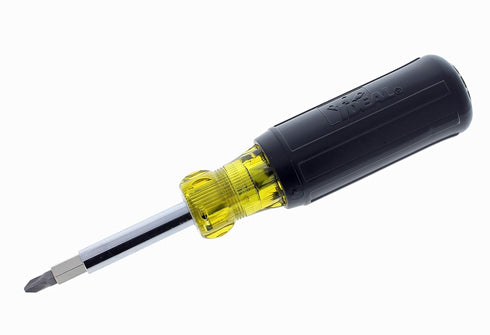 IDEAL INDUSTRIES INC. 35-910 11-in-1 Screwdriver/ Nutdriver – Hardware Tool with Corrosion Resistant Shank, Wire Connector Wrench in Handle, Blaze...