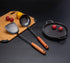FJNATINH Spatula & Ladle Wok Tool Set, 14.2-15 inches Wok Utensils, Stainless Steel Wok Spatula...