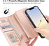 for iPhone 13 Case Leather Wallet with Card Holder, Magnetic Closure Full Shockproof Protection Drop Absorption Heavy Duty Phone Cover with Card S...