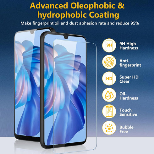 BESINPO 2 Pack Screen Protector for Gabb Phone 4,9H Tempered Glass Film Full Coverage Ultra HD Anti-Fingerprint Bubble Free for Gabb Phone 4 Scree...