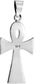 AeraVida Eternal ANKH Cross With Hieroglyphics .925 Sterling Silver Pendant | DIY Ankh Cross Charm for Men Accessories | Fashion Jewelry...