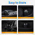 trasgo for Car Cup Holder Trash Can Small Mini Trash Can Car Office Household Trash Can (Black)...