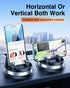 OATSBASF Cell Phone Holder for Car, Dashboard Car Phone Mount 360° Rotatable Car with Non-Slip Silicone, Compatible with iPhone,Samsung,Android Sm...