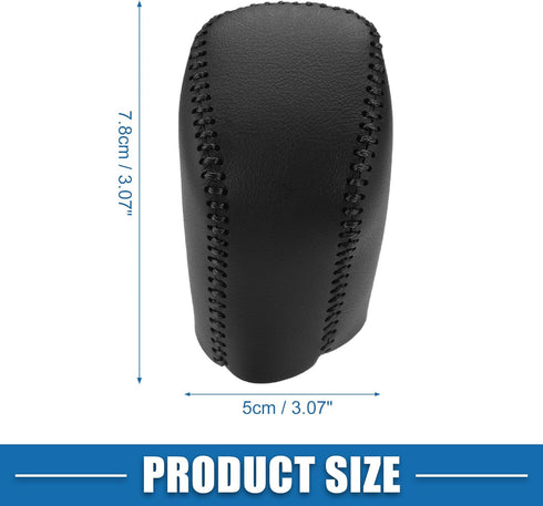 Gear Shifting Knob Cover Automatic Transmission Lever Trim for Lexus GS 300 2018-2019 Faux Leather Black...