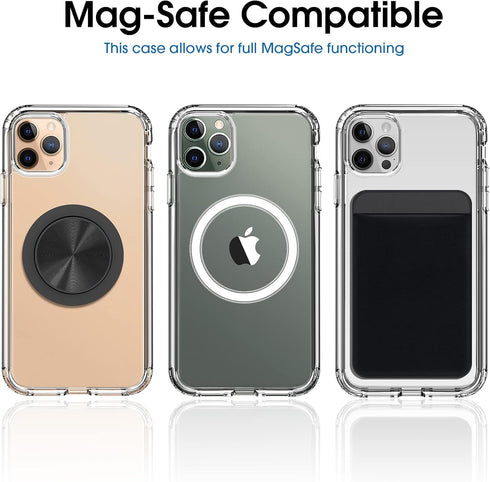 amCase Cellular Phone Case, Compatible with MagSafe, iPhone 11 Pro (5.8"), Support Wireless Charging and Magnetic Stand, Polycarbonate, Thermoplas...