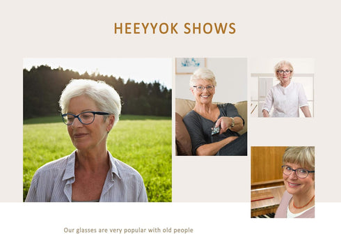 HEEYYOK Reading Glasses Women 1.50 5-Pack,Beautiful Women Readers,Quality Spring Hinge Colorful Inculding Sun for Reading Outdoors...