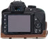 MegaGear Nikon D3400 Ever Ready Leather Camera Case and Strap, with Battery Access - Dark Brown - MG857...