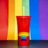 Zak Designs Disney Halloween Rainbow Collection Double-Wall Insulated Plastic Tumbler for Cold Drinks, Travel Cup with Splash-Proof Lid and Straw ...