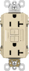 Legrand radiant 2097ICCD12 20 Amp GFCI Self Test Decorator Duplex Outlet, Ivory (1 Count)......