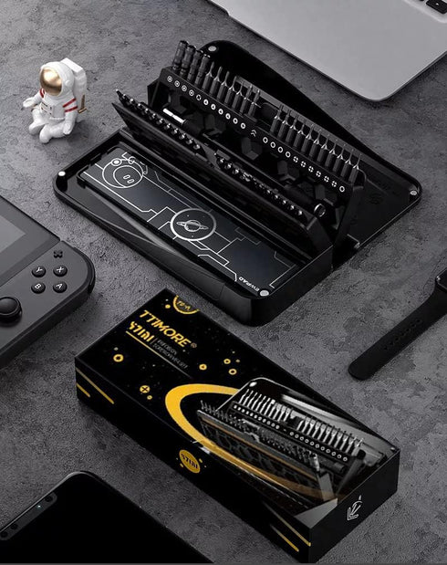 Precision Screwdriver Kit, 47 in 1 Repair Tool Set, Magnetic Driver Bits & Extension Rod & Mat, Storage Box, Holiday Gift...