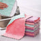 Kitchen Dish Cloths,Microfiber Non-Stick Oil Household Cleaning Dishcloth,Double-Sided Reuseable Wash Towels,Quick Drying Super Absorbent for Cook...