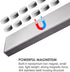 Enkrio Knife Magnetic Strip - Upgraded 11.8 Inch Stainless Steel Magnetic Knife Holder for Wall with 3M Type, Magnet Knife Strip Bar Rack for Kitc...