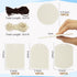 Temlum 40 Pcs Sublimation Air Freshener Blanks with 40 Pcs Tassels, Elastic Rope, Clear Bag, Sublimation Blanks Products DIY Air Freshener for Car...