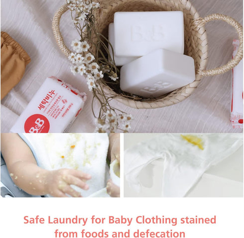 Laundry Soap Bar – Baby Laundry Detergent with Acacia – Natural and Organic Eco-Friendly Stain Remover – Baby Detergent for Sensitive Skin – Ideal...