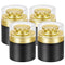 Airless Pump Jars, 4-Pack 1.7 Oz Empty Moisturizer Pump Dispensers, Refillable LeakProof Vacuum Cosmetic Containers, Travel Airless Pump Bottles f...