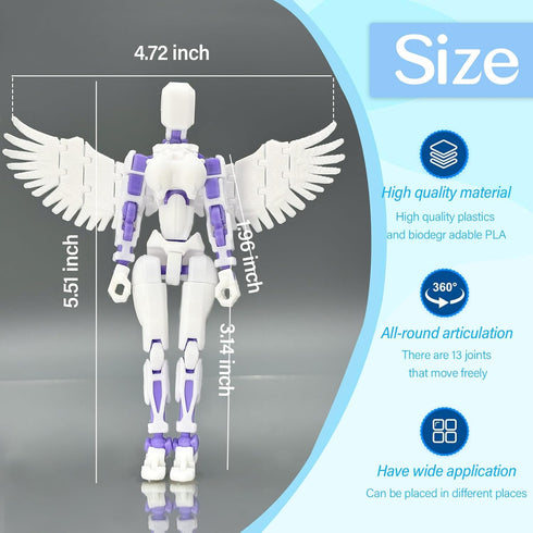 T13 Multi-Jointed Action Figures, 3D Printed Action Figures, Titan 13 Action Figure, Nova 13 Action Figure, Dummy 13 Action Figure Brand...