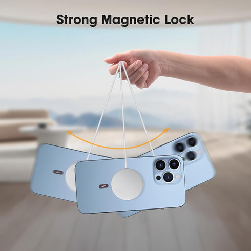 Magnetic Ring for Phone Case 2pack?Universal Magnetic Ring Sticker Support Wireless Charging Magnetic Adapter Ring Compatible with All Phones & Ca...