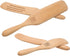 Spatula Spurtle Kitchen Tools As Seen On TV, 5Pcs Wooden Spurtle/Spatula Set, Premium Beechwood Wooden Spoons Non-Coated, Cooking Utensil for Nons...