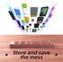 Wooden Memory Card Case TF Cards Box and USB Drive/SD Card Holder Desk,Micro SD Card Case,Memory Card Case, Memory Card Carrying Case -AJSNH01M...