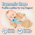 SplashEZ Baby Teether 100% Silicone Baby Teething Toys | Teethers for Babies 3-6 Months, 6-12 Months, Infant, Newborns 0+ BPA-Free, Certified Safe...