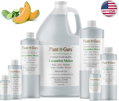 Cucumber Melon Fragrance Oil 8 fl. oz. Scented Oil for DIY Soap Making, Candles, Bath Bombs, Body Butters. Used in Aromatherapy Diffusers, Burners...