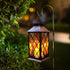 Solar Lantern Outdoor, Garden Hanging Lantern- PVC Waterproof 3 LED Flickering Flameless Candle Decorative Lights for Table,Outdoor,Party, 00-1, C...