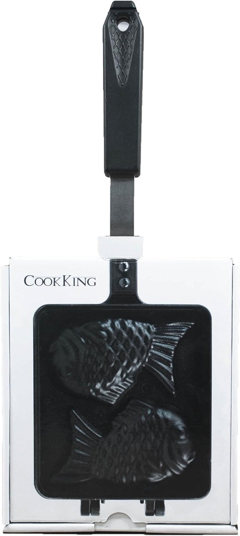 Taiyaki Japanese Fish-shaped Pancake Double Pan, Made in Korea...