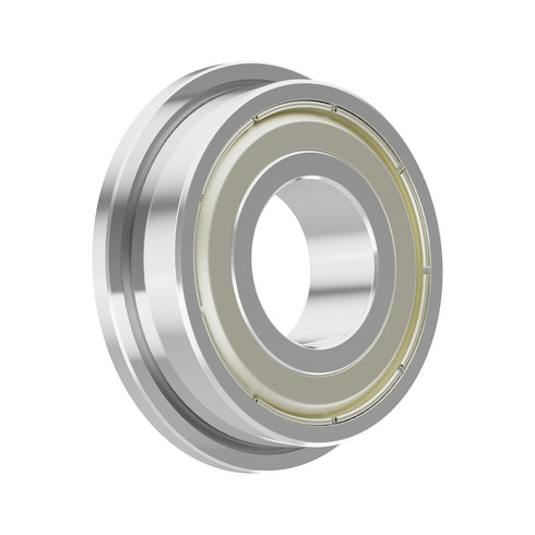 F693ZZ 10PCS Flange Ball Bearing 3×8×4mm Double Metal Shielded Flanged Bearing Chrome Steel ABEC-1(P0) Z2 Miniature Deep Groove Ball Bearing for I...
