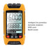 Digital Multimeter, DC AC Voltmeter, High Accuracy Automatic Fire Prevention Tester Kit with Backlight LCD Display, Receptacle Tester, Test Leads ...