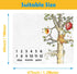 The Pooh Bear and Honey Baby Monthly Milestone Blanket, Gift Stuff for Newborn Baby Boy & Girl Photo Taken - Baby Age Blanket with 2 Frame...