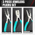 C&T 3-Piece Jewelry Pliers Set, Jewelry Making Tools Kit, Micro Jewelry Pliers Set, Jewelry Making Supplies, Pliers set for jewellery making bead ...
