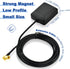 Eightwood Mini Satellite Radio Antenna SMB Right Angle Connector Compatible with Sirius XM Car Vehicle Truck RV HD Hi-Fi Radio Stereo Receiver Tun...