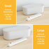 D-Line Cable Management Box, Power Strip Holder, Floor Outlet Hider, Desk Cord Organizer, Cover TV Wires, Wire Storage, Extension Hiders, Conceale...