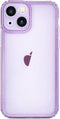 for iPhone 14 Plus Case Cute Clear Bling Crystal Diamond Phone Case, with Sparkle Camera Len Protector Soft TPU Cover Case for Women Girls, Purple...