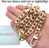 HAHIYO Purse Chain Strap Length 15.7 inches SPOT-ON Gold for Shoulder Cross Body Sling Purse Handbag Clutch Replacement Strap Comfortable Flat 0.4...