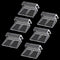 6 PCS Aquarium Lid Clips, 6mm Clear Acrylic Fish Tank Lid Holder Aquarium Cover Support Clamps for Rimless Aquarium Glass Top, Plastic Fish Tank C...