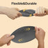 Ultra Thick 8mm Silicone Trivets for Hot Dishes Pots and Pans, Silicone Trivet Mat Hot Plates to Protect Table, Silicone Hot Pads for Kitchen Coun...