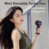 Portable Handheld Turbo Fan,Speed(1-100) Adjustable Mini Fan,4000mAh Battery USB Rechargeable Personal Fan,Digital Display,Gifts for Women Men Tra...
