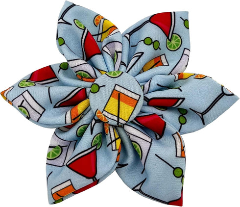 Huxley & Kent Pet Pinwheel | Cocktail Party (Small) | Velcro Collar Accessory for Dogs/Cats | Bow Collar Attachment | Cute, Comfortable Accessory ...
