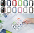 Pocoukate 12 Pack Case 40mm with Tempered Glass Screen Protector Hard PC Compatible with Apple Watch Series SE/6/5/4 40mm, iWatch Accessories Full...