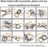 Oval Snap Hooks,10 PCS Heavy Duty Purse Hardware Lobster Clasp Keychain Clip Purse Making Accessories (1",Brushed Brass)...