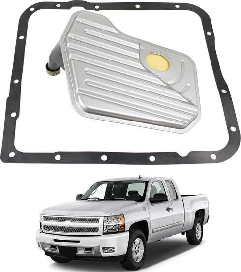 4L60E Car Automatic Transmission Filter Kit Compatible with Chevrolet Avalanche Blazer C1500 Silverado 1500 2500 Cadillac GMC Replaces# TF289 FT11...