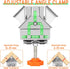 90 Degree Right Angle Clamp for Woodworking,Multipurpose Stainless Steel T-shaped Clamp,Single Handle 90 Degree Corner Clamping Tool with Adjustab...